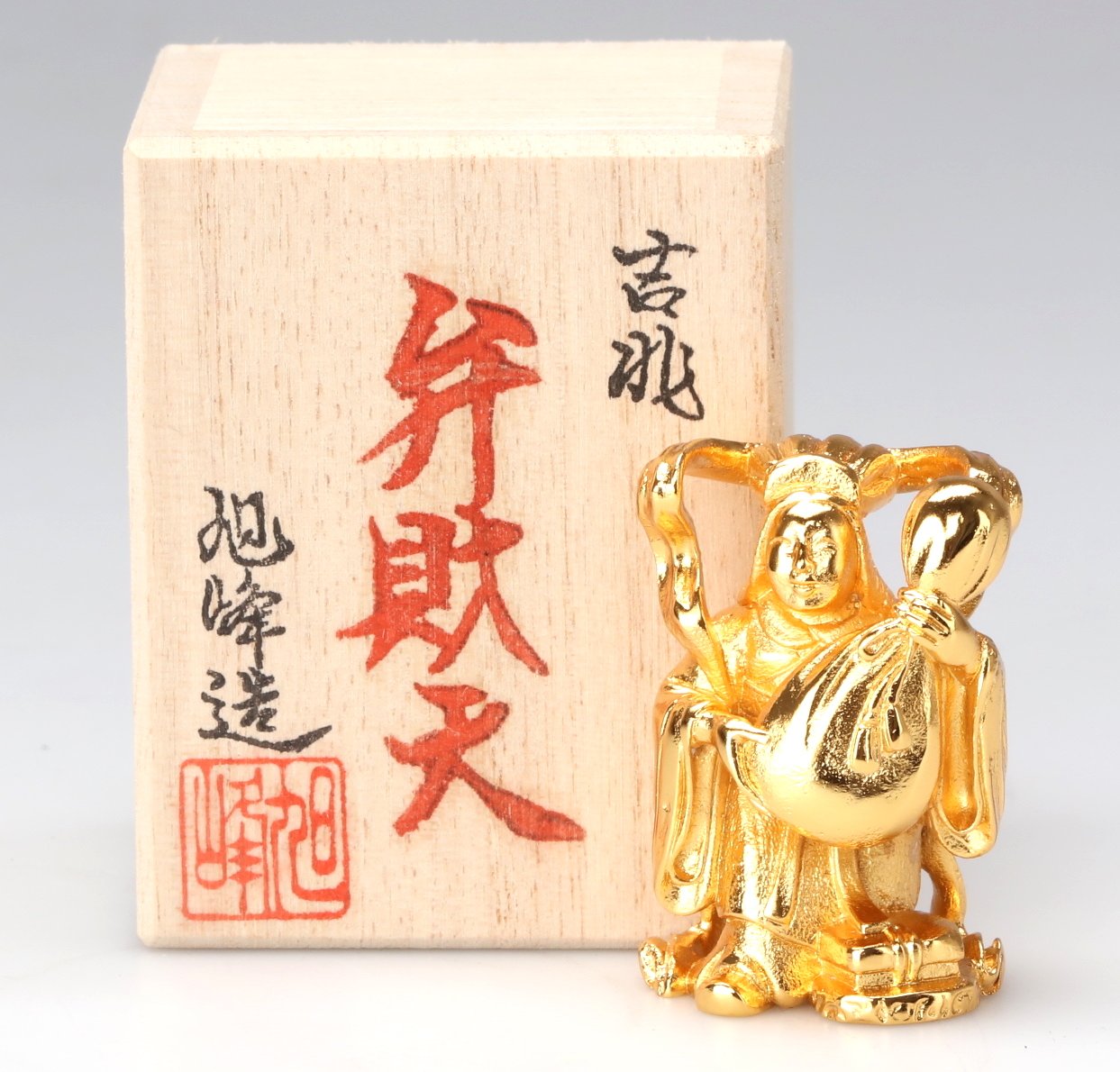 高岡銅器 弁財天 置物 木箱入り Amazon.co.jp: 高岡銅器 七福神 弁財天 金メッキ 金 縁起物 縁起